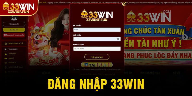 Đăng nhập 33WIN